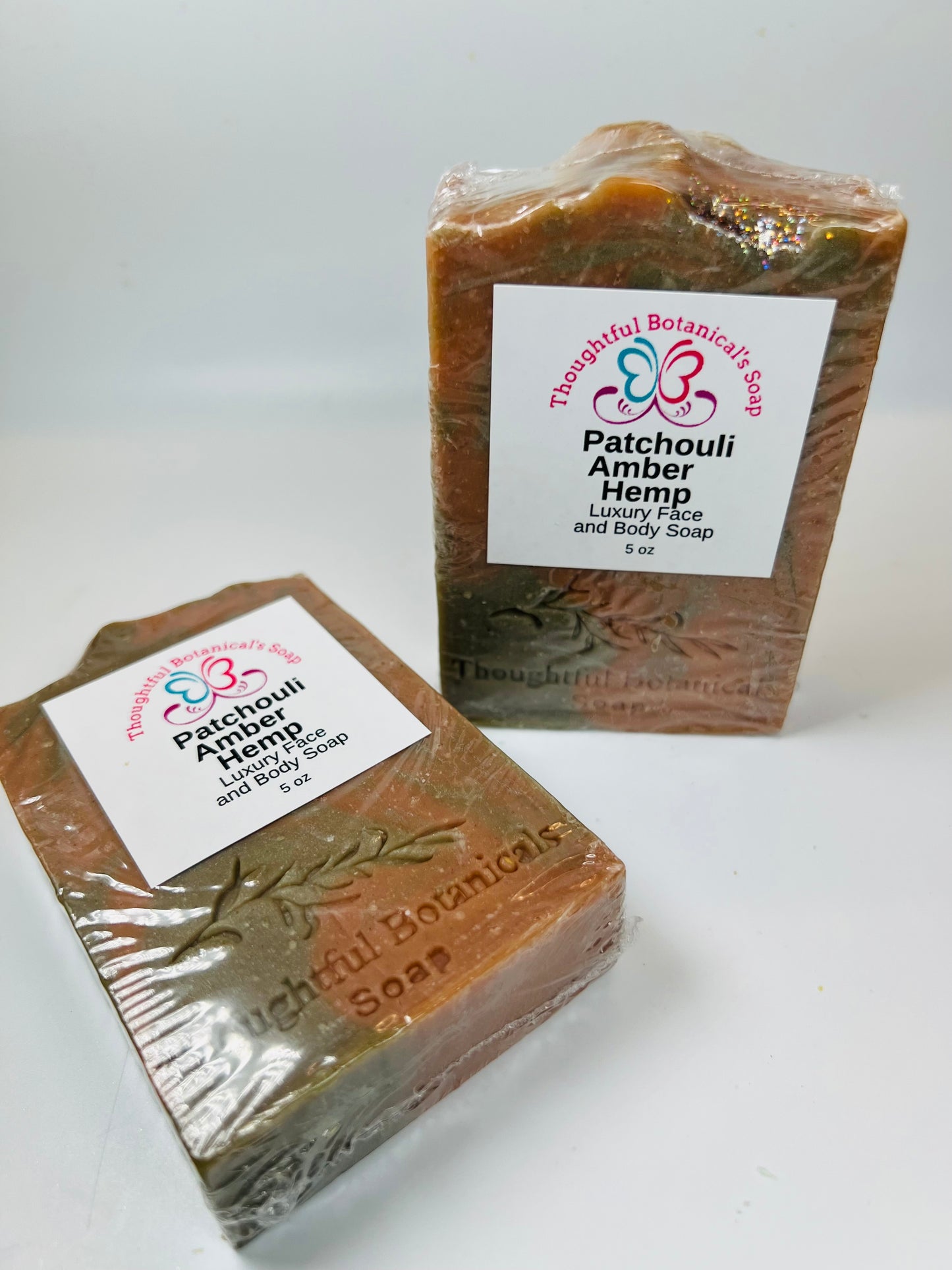 Patchouli and Amber face and body luxury bar soap - new item!