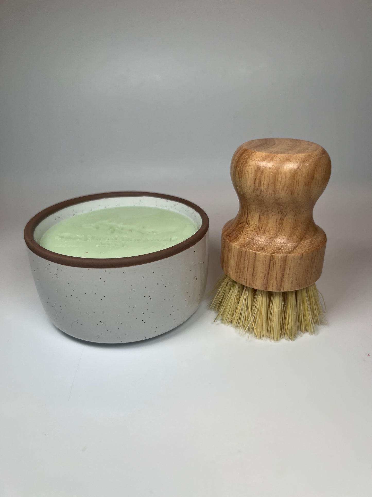 Dish Soap Set with Bamboo Brush