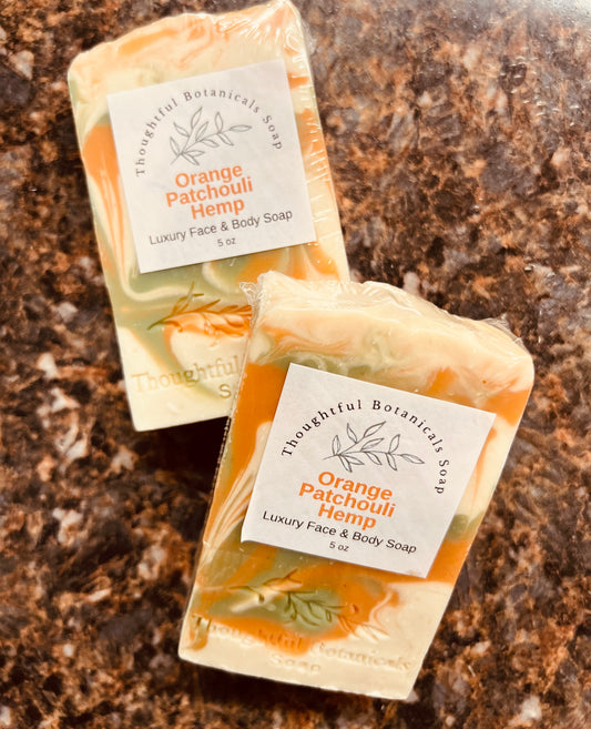 Patchouli & Orange Hemp Luxury Soap