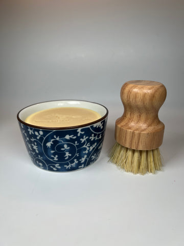 Dish Soap Set with Bamboo Brush