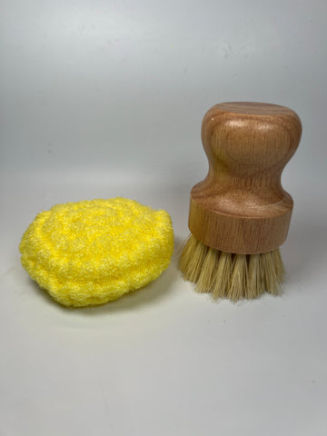 Bamboo Dish Brush or Dish Scrubby - variety