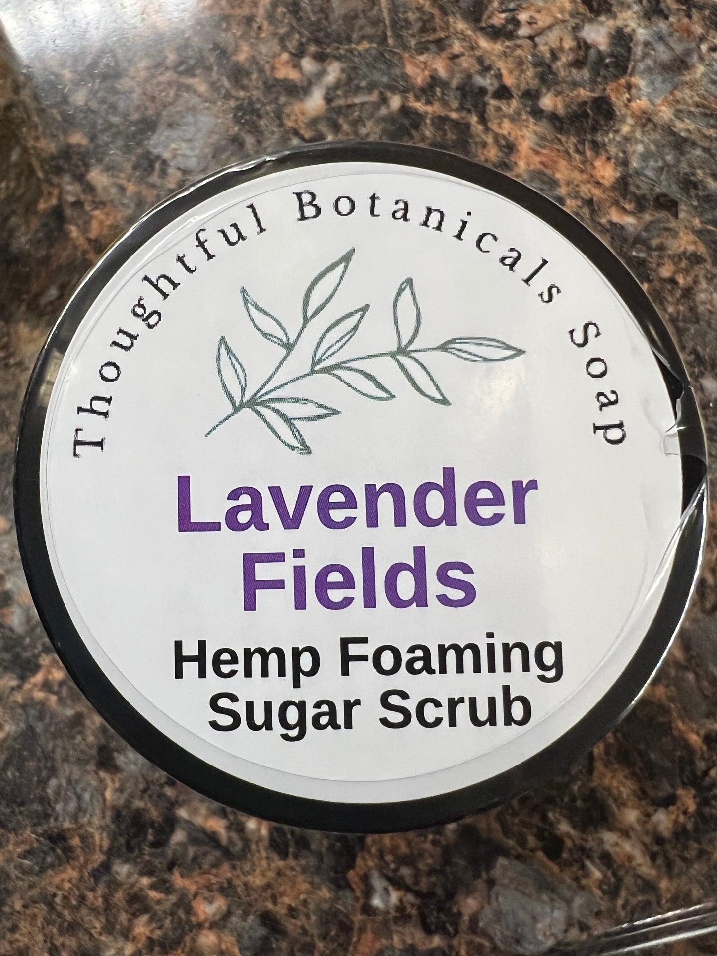 Foaming Hemp Sugar Scrub - 9 Varieties