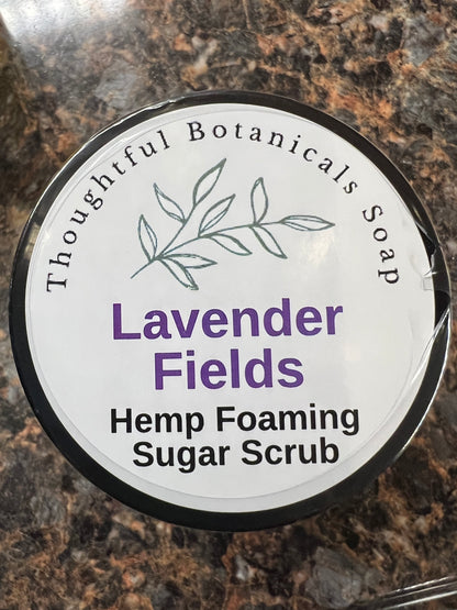 Foaming Hemp Sugar Scrub - 9 Varieties