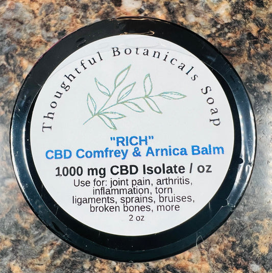 "Rich" CBD Comfrey & Arnica Balm
