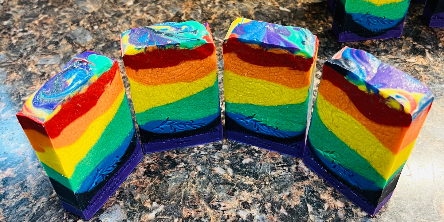 "God's Promise"  Rainbow Soap