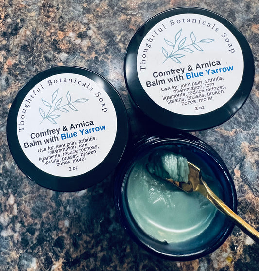 Comfrey & Arnica Balm IMPROVED!!! with Blue Yarrow