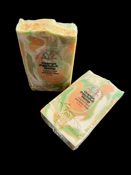 Orange Patchouli Hemp Luxury Soap