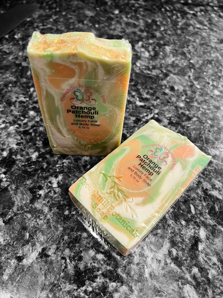Orange Patchouli Hemp Luxury Soap