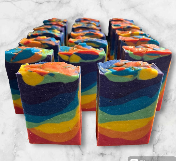 "God's Promise"  Rainbow Soap