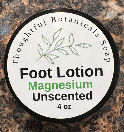 Magnesium Foot Lotion - 3 varieties