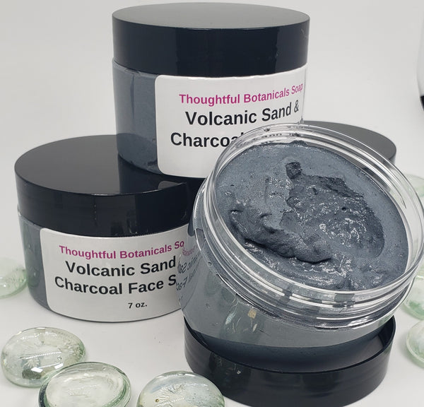 Volcanic Sand and Charcoal Facial Dermabrasion Scrub