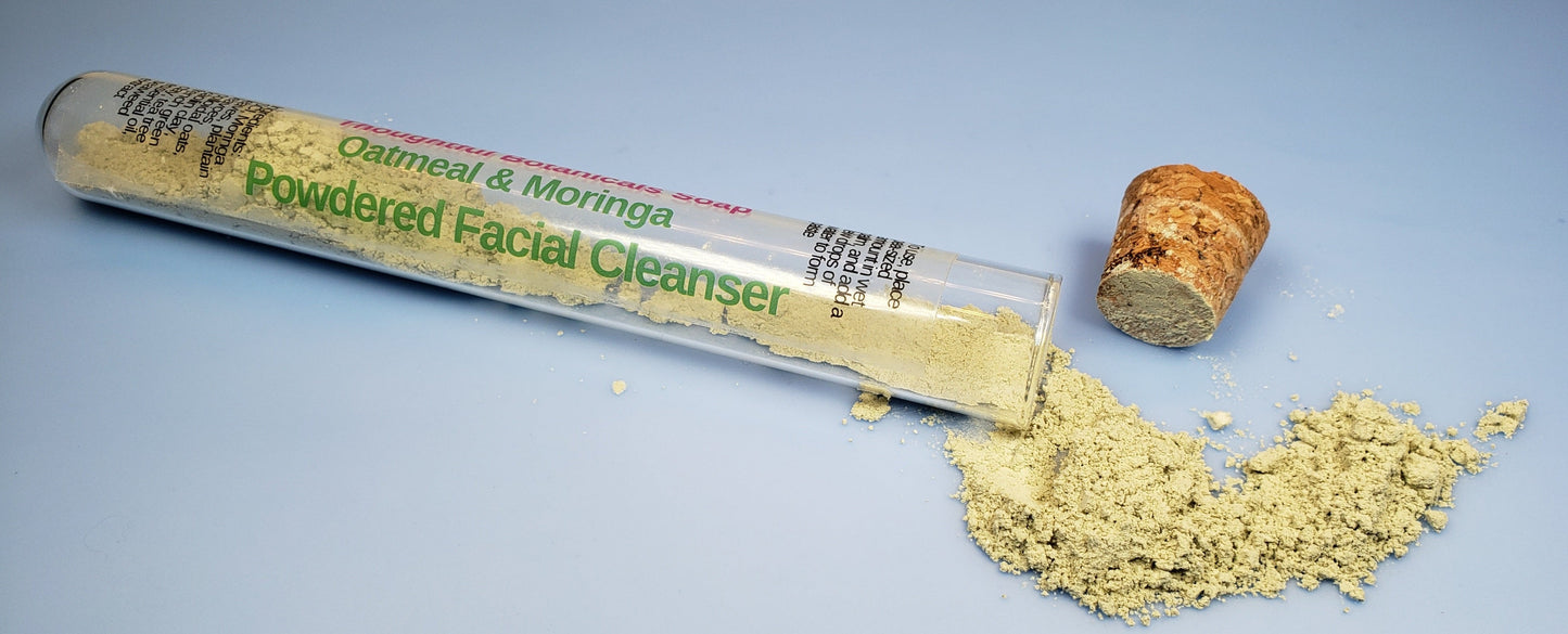 Powdered-to-Foam Facial Cleanser - Oatmeal & Moringa